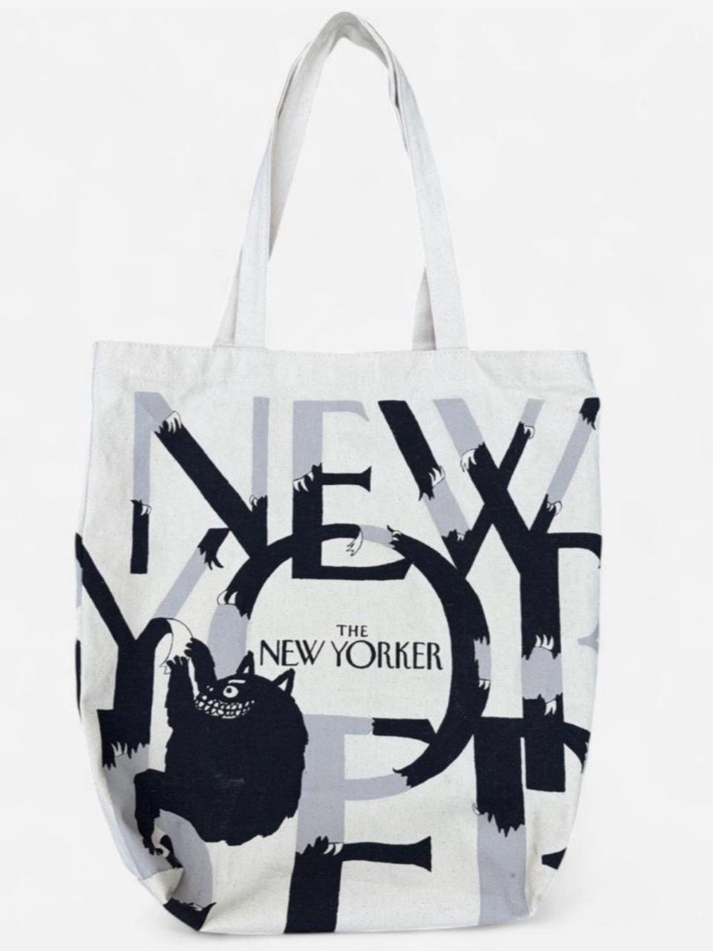 A highly sought-after limited-edition canvas tote bag issued by The New Yorker